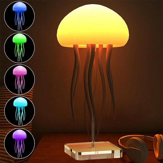 Medusa Light™, Lampe Méduse flottante avec LED. Veilleuse à plusieurs coloris.