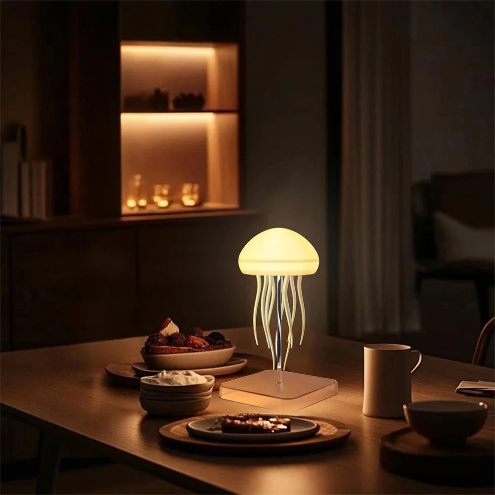 Medusa Light™, Lampe Méduse flottante avec LED. Veilleuse à plusieurs coloris.
